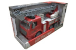 CONTRUCK Brandbil med stige, lys, lyd & Try Me 1:14 rød