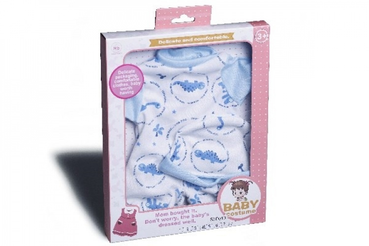 MILLER B Dukketøj 40cm sparkedragt med hue