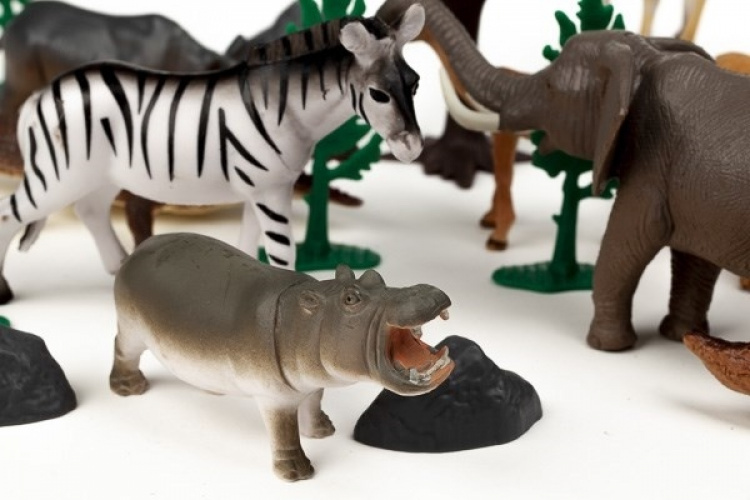 ANIMAL PLA Wild animals 30pcs in 3,2L bucket