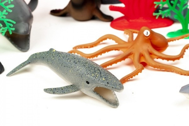 ANIMAL PLA Ocean animals 30pcs in 3,2L bucket