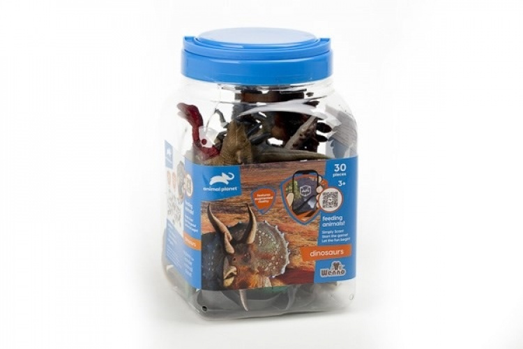 ANIMAL PLA Dinosaur 30pcs in 3,2L bucket