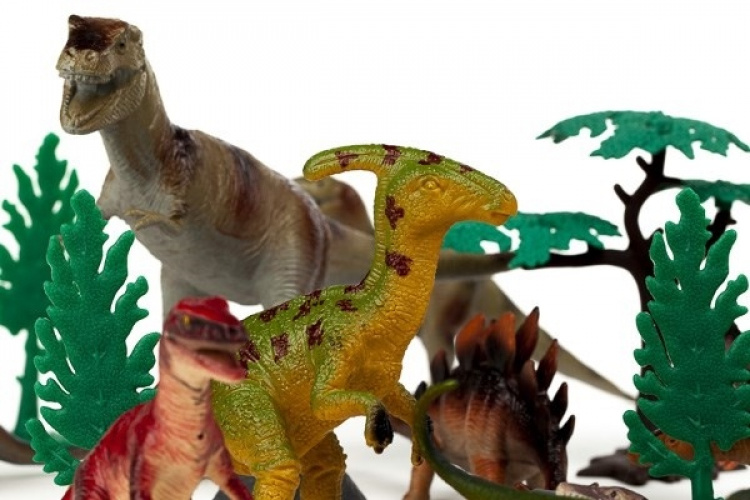 ANIMAL PLA Dinosaur 30pcs in 3,2L bucket