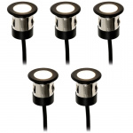 LightsOn Orion infälld spot 5st Svart LightsOn Orion infälld spot 5st Svart