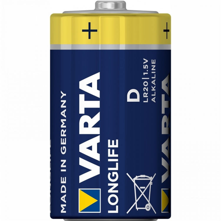 Varta Longlife D / LR20 batteri 2-pak