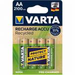 VARTA Batteri AA 4 stk 2100 mAh - Genopladeligt VARTA Batteri AA 4 stk 2100 mAh - Genopladeligt