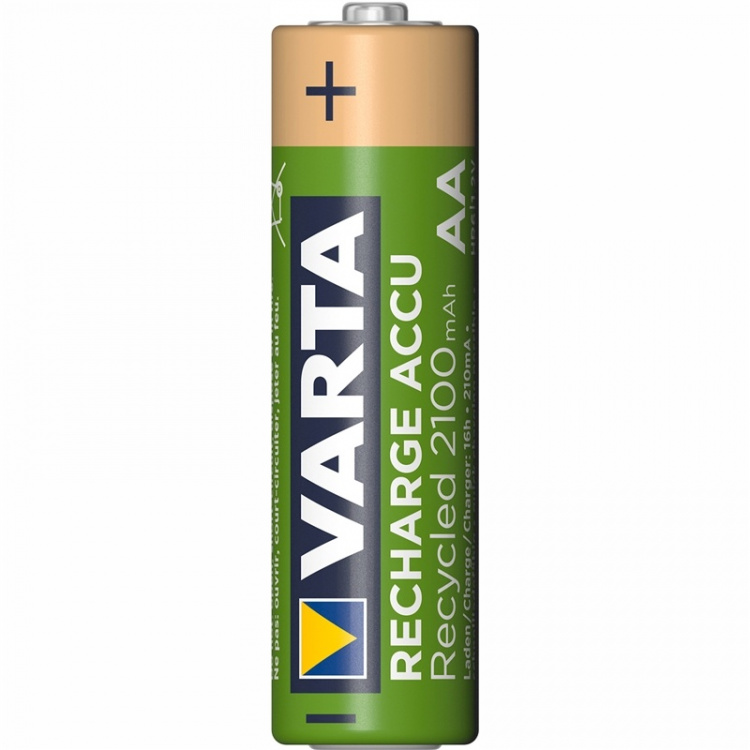 VARTA Batteri AA 4 stk 2100 mAh - Genopladeligt VARTA Batteri AA 4 stk 2100 mAh - Genopladeligt