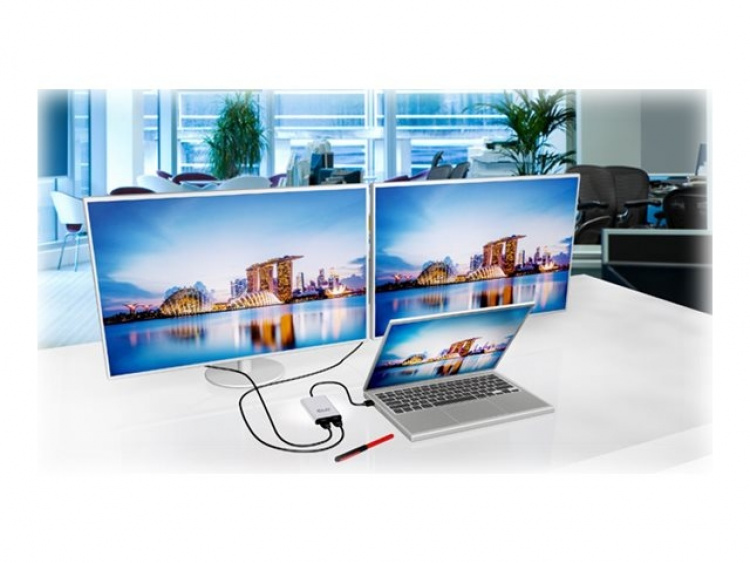 CLUB3D ThunderboltT 3 to DisplayportT 1.2 Dual Monitor 4K 60Hz