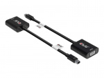 CLUB3D CAC-2113 cable gender changer Mini Displayport VGA Svart