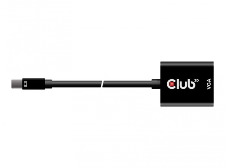 CLUB3D CAC-2113 cable gender changer Mini Displayport VGA Svart