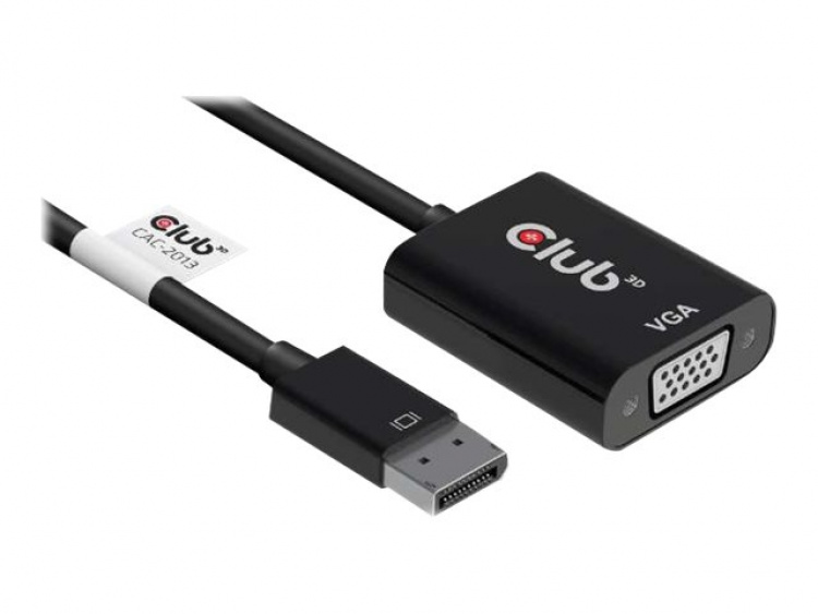 CLUB3D cac-2013 Displayport VGA Svart