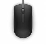DELL MS116 datormöss Ambidextrous USB Type-A Optisk 1000 DPI