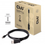 CLUB3D Mini DisplayPort til DisplayPort 1.4 HBR3 8K60Hz-kabel, 2 meter / 6,56 fod