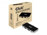 CLUB3D csv-1591 Dockning USB 3.2 Gen 1 (3.1 Gen 1) Type-C Svart, Krom