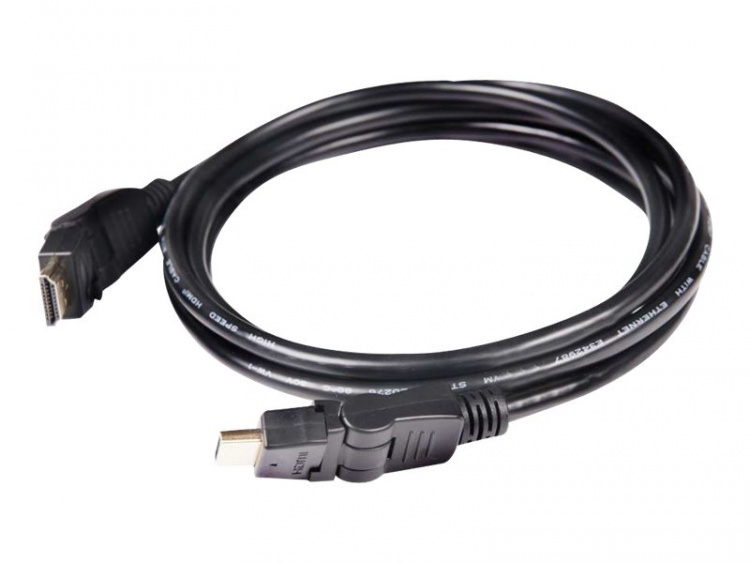 CLUB3D HDMI 2.0 4K60Hz UHD 360 Degree Rotary cable 2m/6.74ft