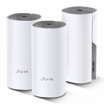 TP-LINK Deco E4 (3-pack) Dual-band (2,4 GHz / 5 GHz) Wi-Fi 5 (802.11ac) Vit, Grå