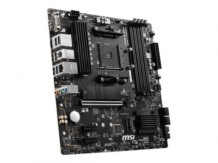 MSI B550M PRO-VDH moderkort AMD B550 Uttag AM4 micro ATX