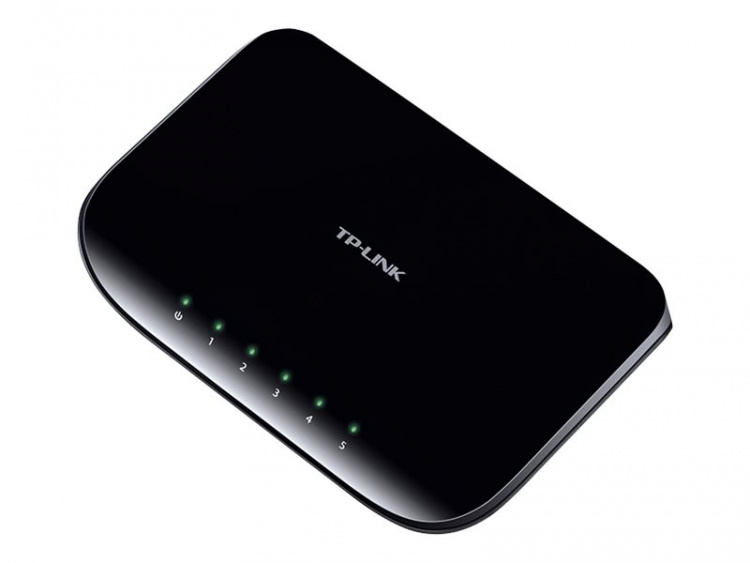 TP-LINK TL-SG1005D Ohanterad Gigabit Ethernet (10/100/1000) Svart