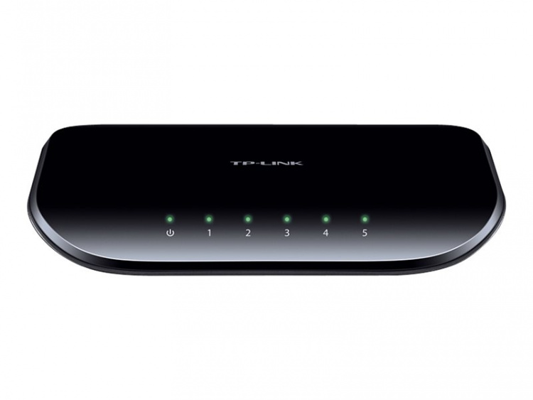 TP-LINK TL-SG1005D Ohanterad Gigabit Ethernet (10/100/1000) Svart