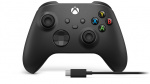 Microsoft Xbox Wireless Controller + USB-C Cable Svart Spelplatta Analog / Digit