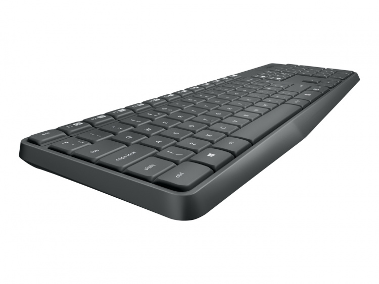 Logitech MK235 Keyboard RF Wireless QWERTY American International Grey