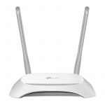 TP-LINK TL-WR840N trådlös router Snabb Ethernet Singel-band (2,4 GHz) Grå, Vit