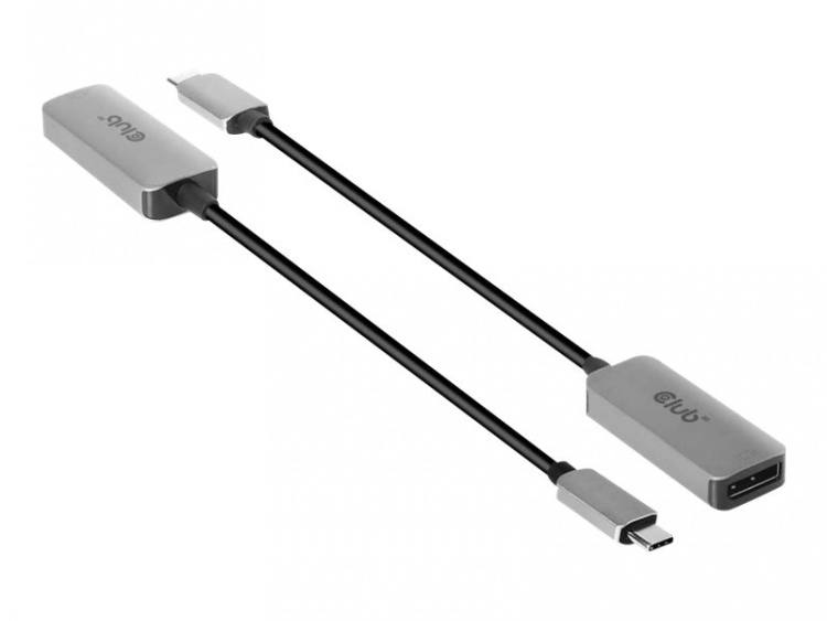 CLUB3D CAC-1567 USB-grafikadapter 7680 x 4320 pixlar Svart, Silver