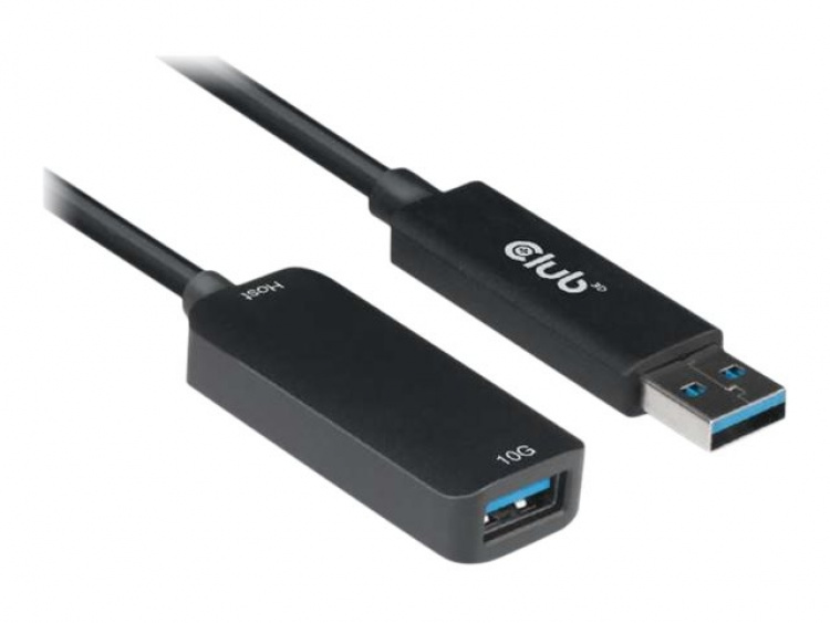 CLUB3D CAC-1411 USB-kablar 5 m USB 3.2 Gen 2 (3.1 Gen 2) USB A Svart