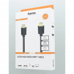 Hama Kabel HDMI High Speed 8K 48Gbit/s Sort 2.0m