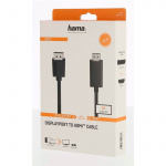 Hama Kabel DisplayPort-HDMI 4K 1.5m Sort