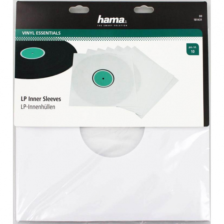 Hama LP Indvendig Sleeve 10-pak