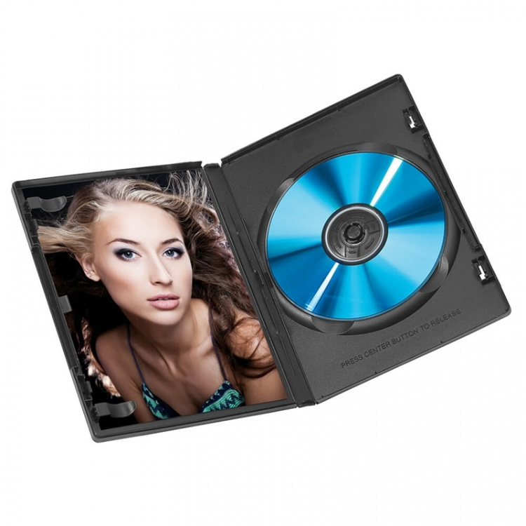 Hama DVD-Box Standard Sort 10-pak