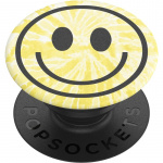 POPSOCKETS Tie Dye Smiley Aftageligt Greb m. Standerfunktion