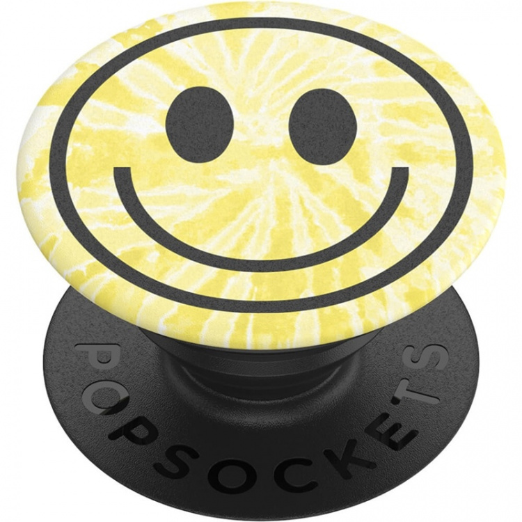 POPSOCKETS Tie Dye Smiley Aftageligt Greb m. Standerfunktion