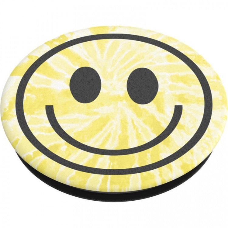 POPSOCKETS Tie Dye Smiley Aftageligt Greb m. Standerfunktion
