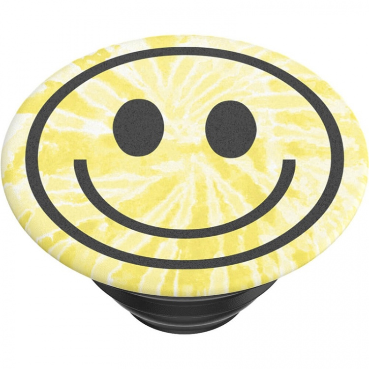 POPSOCKETS Tie Dye Smiley Aftageligt Greb m. Standerfunktion