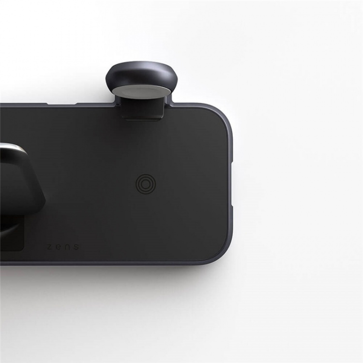 ZENS 4i1 Qi Bordlader 10W inkl 45W USB-C PD Sort ZENS 4i1 Qi Bordlader 10W inkl 45W USB-C PD Sort