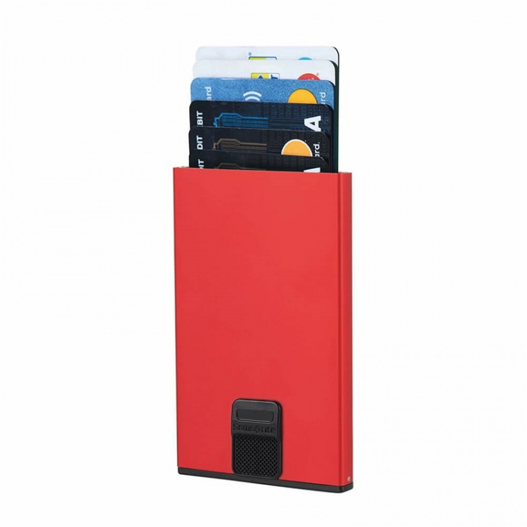 Samsonite Kortholder Wallet ALUFIT RFID Slide Alu Rød