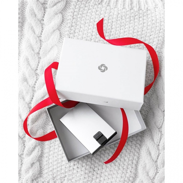 Samsonite Kortholder Wallet ALUFIT RFID Slide Alu Sølv