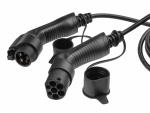 greencell Ladekabel Elbil EV18 Type1 5m 3.6kW 16A 1-FAS Sort IP55