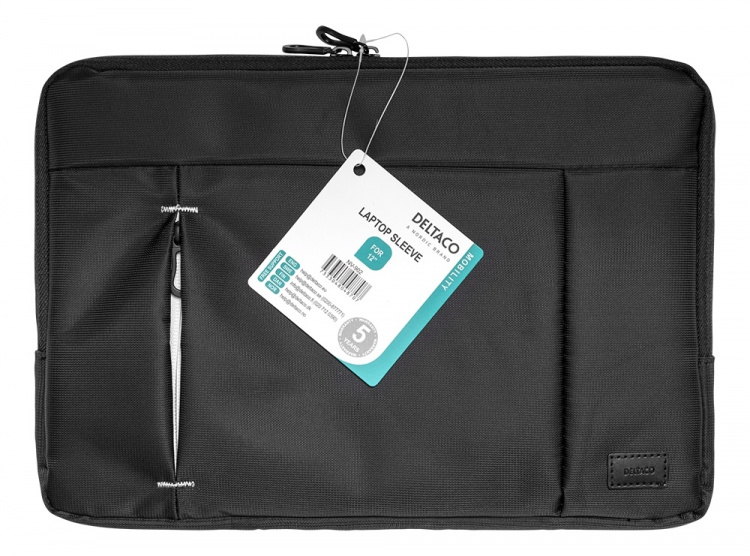 DELTACO Laptop sleeve för laptops upp till 12