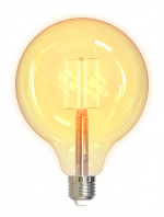 DELTACO SMART HOME LED glødepære, E27, Wi-Fi 2,4 GHz, 5,5 W, 470 lm