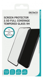 DELTACO screen protector, Samsung A71/Note10 Lite, 2.5D full glass