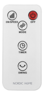 Nordic Home Tower fan with low noise level, oscillating, timer functio
