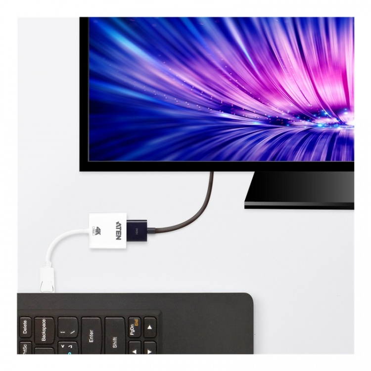 ATEN DisplayPort to True 4K HDMI Active Adapt ATEN DisplayPort to True 4K HDMI Active Adapt