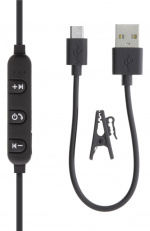 STREETZ Stay-in-ear BT headphones with microphone and control buttons, STREETZ Stay-in-ear BT headphones with microphone and control buttons,