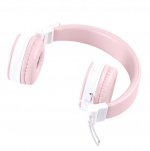 STREETZ Foldable on-ear BT headset, 3.5 mm, pink STREETZ Foldable on-ear BT headset, 3.5 mm, pink