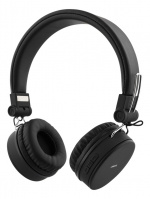 STREETZ Foldable on-ear BT headset, 3.5 mm, black