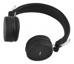 STREETZ Foldable on-ear BT headset, 3.5 mm, black