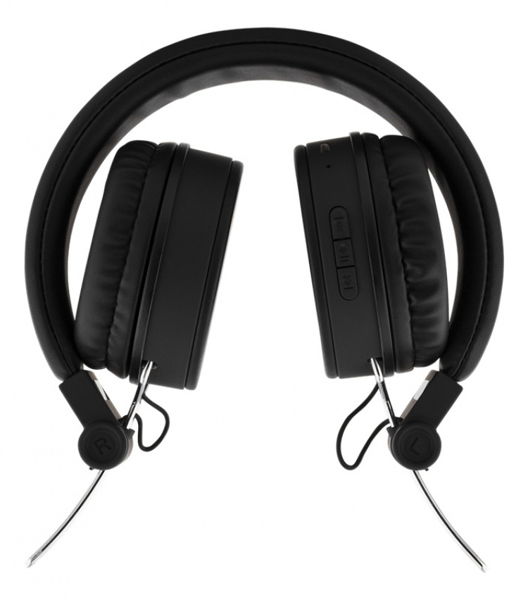 STREETZ Foldable on-ear BT headset, 3.5 mm, black
