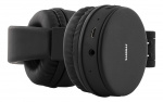 STREETZ Foldable on-ear BT headset, 3.5 mm, black